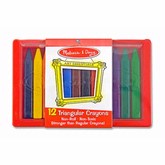 Melissa and Doug 12 Triangular Crayons