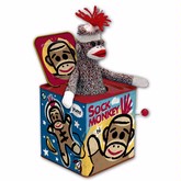 Schylling Sock Monkey Jack In The Box