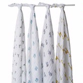 Aden and Anais Muslin Swaddling Wrap/Jungle Jam-4 Pack