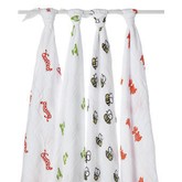 Aden and Anais Muslin Swaddling Wrap/Mod About Baby-4 Pack