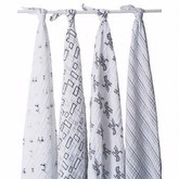 Aden and Anais Muslin Swaddling Wrap/Paparazzi-4 Pack