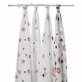 Aden and Anais Muslin Swaddling Wrap/Baby Cakes-4 Pack
