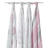 Aden and Anais Muslin Swaddling Wrap (For the Birds)-4 Pack