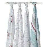 Aden and Anais Muslin Swaddling Wrap (Liam the Brave)-4 Pack