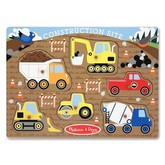 Melissa and Doug Construction Site Peg Puzzle