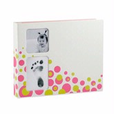 Pearhead Pink Bubbles Babybook