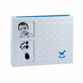 Pearhead Blue Rocking Horse Babybook
