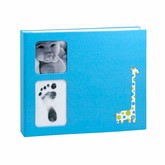 Pearhead Blue Giraffe Babybook