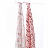 Aden and Anais Muslin Swaddling Wrap/Princess Posie-2 Pack