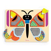 Manhattan Toy Bright Shapes Butterfly Puzzle
