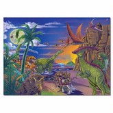 Melissa and Doug 60-Piece Jigsaw Puzzle/Land of Dinosaurs