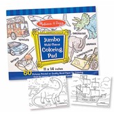 Melissa and Doug Jumbo Coloring Pad (Blue)
