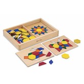 Melissa and Doug Pattern Blocks and Boards