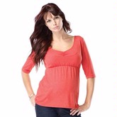 Japanese Weekend Maternity Double Neck Nursing Top