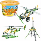 Schylling Erector Build and Play-150 Parts Bucket