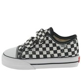 Vans Big School Checkerboard- Black/True White