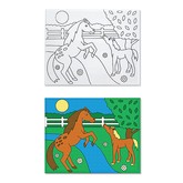 Melissa and Doug Canvas Creations Horses