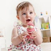 HaPe Little Friend Rattle (pink)