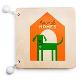 Kid O Animal Homes-Wood Book