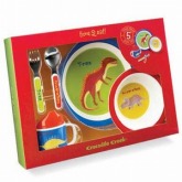 Crocodile Creek Dinosaur Dish Set