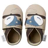 Bobux Soft Sole Shoe (Biege Helicopter)