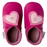 Bobux Soft Sole Shoe (Fuchsia Hearts)