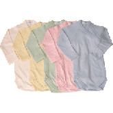Under the Nile Long Sleeve Side Snap Babybody
