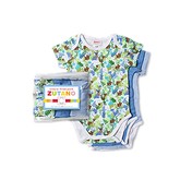Zutano Dino Jungle Onezie Set (3 Piece Set)