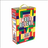 Melissa and Doug 100 Wood Blocks Set