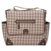 OiOi Messenger Diaper Bag/Dot-Snakeskin