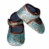 Baby Bella Maya BOOTIES: GIRL BOOTIES (Ocean Mist)