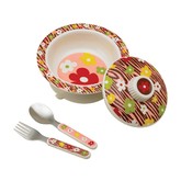O.R.E Suction Bowl Set (Forest Flowers)
