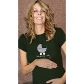 2 chix This is how I roll-Short Sleeve Maternity Tee