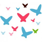 Wallcandy Arts Flutterflies