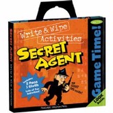 Peaceable Kingdom Secret Agent Game Time Activity Tote