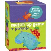 Peaceable Kingdom Colorful Animals Match Up Games and Puzzle