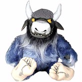 Crocodile Creek Wild Thing-Bernard (Blue)-7 Inch Doll