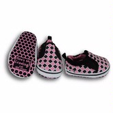 Me-In-Mind Checker Slip-On Black/Pink