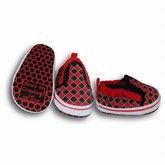 Me-In-Mind Checker Slip-On Red/Black