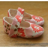 Tilly Whistle Mary Jane Coral & Pink Floral