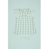 Kate Quinn Organics Bell Sleeve Dress Bodysuit - Fleur Plume