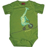 Small Plum Bamboo Organics Giraffe Bodysuit
