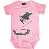 Small Plum Bamboo Organics Hippo Bodysuit