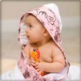 Bebe au Lait Baby Hooded Towel