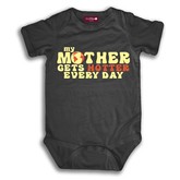 Small Plum Bamboo Organics My Mother Gets Hotter Every Day Bodysuit