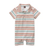 Tea Collection Ombre Stripe Polo Romper