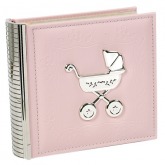 Elegant Baby Photo Album/Pink Pram