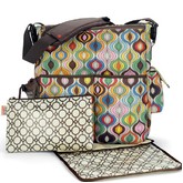 Skip Hop Duo Diaper Bag/Jonathan Adler-Multi Wave