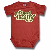 Small Plum Bamboo Organics Produced Locally Bodysuit