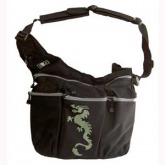 Diaper Dude Black with Dragon Diaper Bag